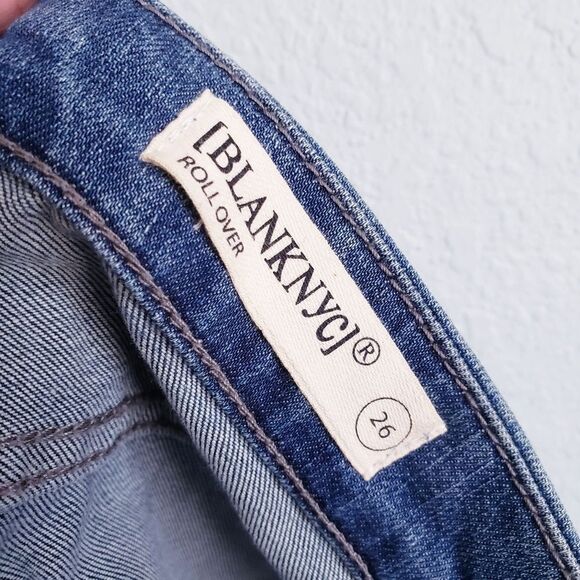 BlankNYC Medium Wash Distressed Shorts - Picture 5 of 5